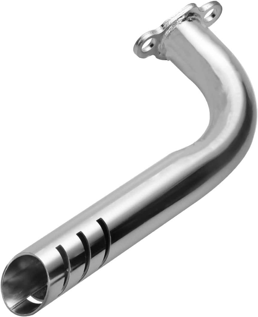 FVRITO Upgrade Header Exhaust Pipe Kit for Non Hemi Predator 212cc 196cc 6.5HP GX160 GX200 Coleman CT200u BT200X CT200u-ex KT196 Baja Warrior MB200 Clone Engine Go Kart Mini Bike Performance Parts