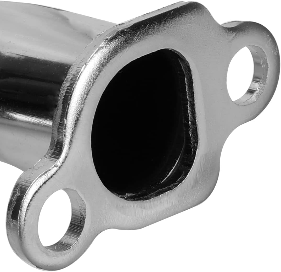 FVRITO Upgrade Header Exhaust Pipe Kit for Non Hemi Predator 212cc 196cc 6.5HP GX160 GX200 Coleman CT200u BT200X CT200u-ex KT196 Baja Warrior MB200 Clone Engine Go Kart Mini Bike Performance Parts