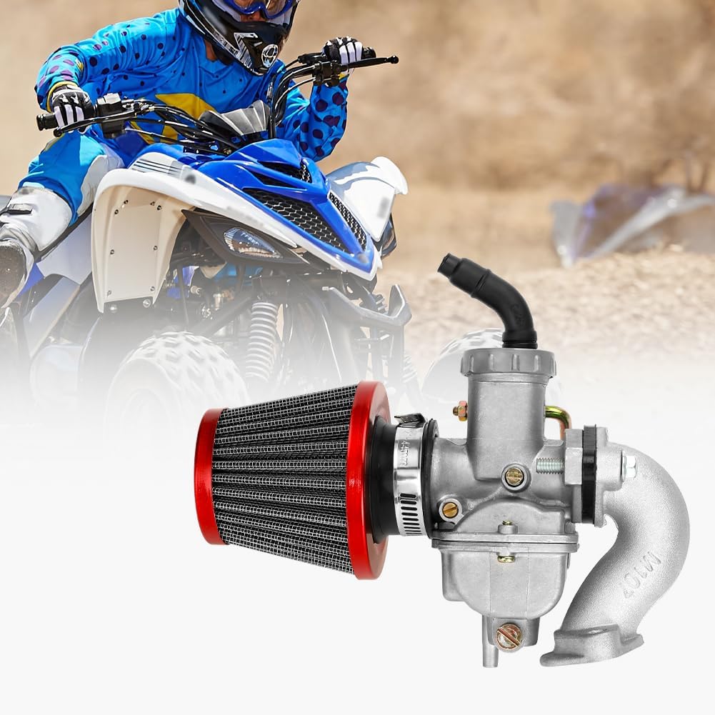 FVRITO PZ20 Carburetor Kit for Tao tao Coolster 125cc 110cc 90cc 70cc 50cc Kazuma Baja Chinese ATV Quad 4 Wheeler SunL NST Roketa Loncin Lifan XR80 CRF70 4 Stroke Go Kart Pit Dirt Bike Parts