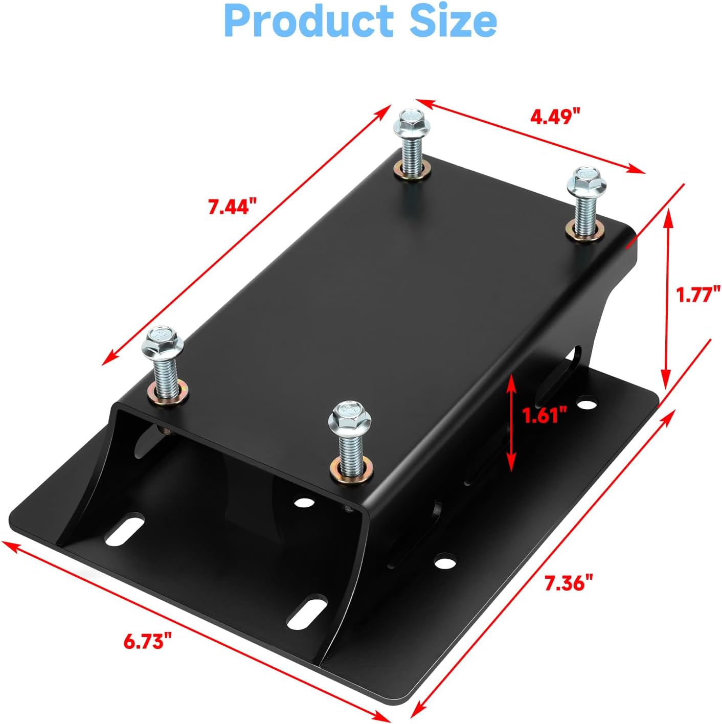 FVRITO Torque Converter Motor Engine Riser Plate for Predator 212cc 196cc 224cc Coleman CT200U BT200X Mini Bike 6.5hp OHV Clone Engine Tillotson Performance Parts