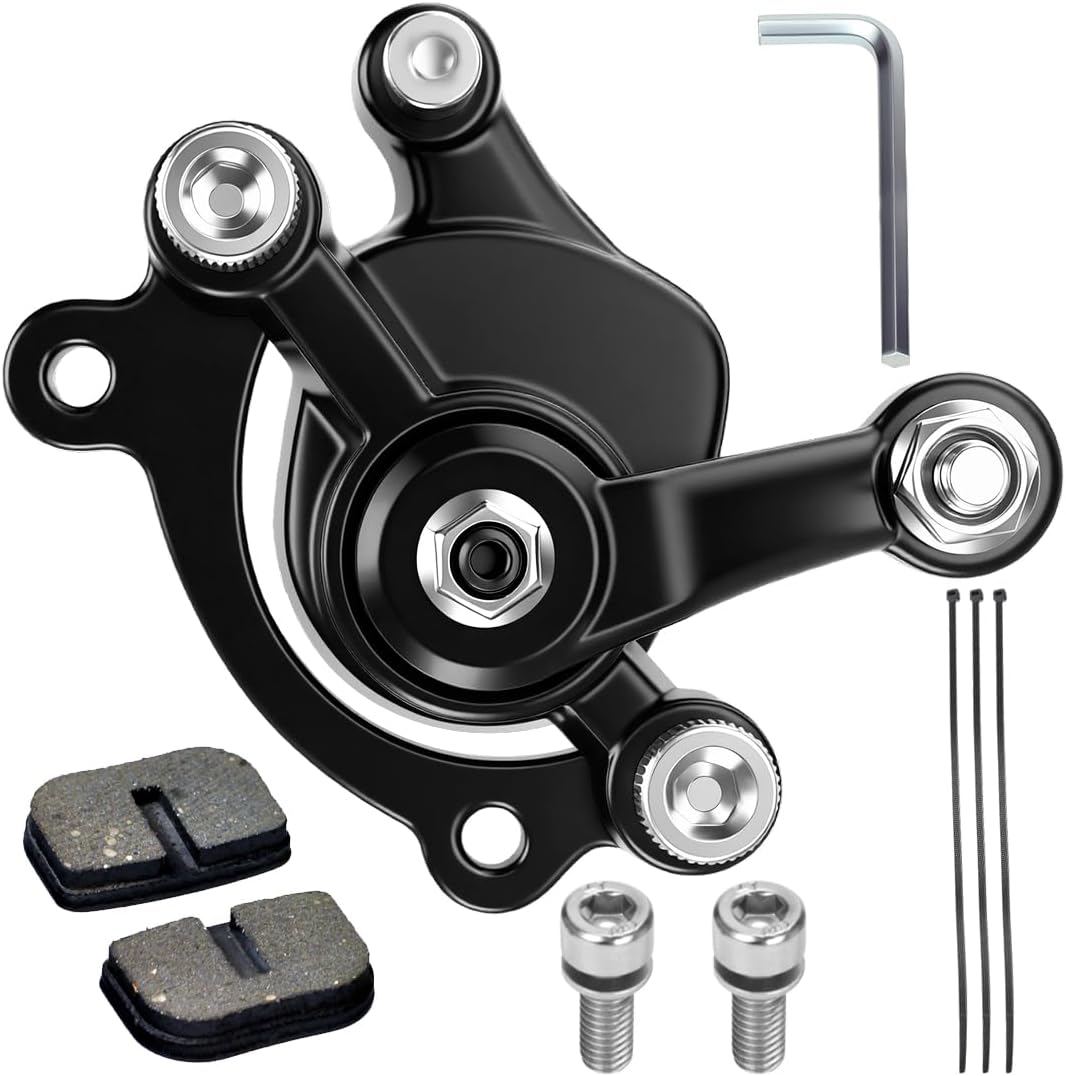 FVRITO Rear Disc Brake Caliper Pads for 97cc 2.8HP Baja Motorsports Doodle Bug DB30 (Dirt Bug, Racer) MVS10 Electric Razor MX500 RSF350 Mini Bike 43 47 49cc Mini ATV Gas Scooter Dirt Pocket Bike