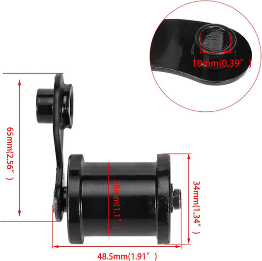 FVRITO Chain Tensioner with 1-3/4'' Roller for Powersports 6.5HP 196cc 212cc CT200u Trail 200 BT200x CT200u-ex Massimo MB200 Baja Heat Warrior MB200 MB165 TrailMaster Hensim Motorsport Mini Bike Parts