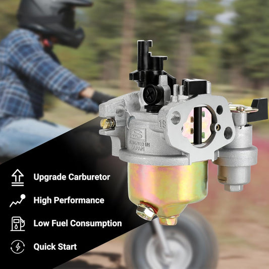 FVRITO High Performance Carburetor Filter Jet Adapter Exhaust Pipe Stage 2 Kit Red for Non Hemi Predator 212cc 196cc 6.5Hp Clone GX160 GX200 CT200u KT196 BT200X Trailmaster MB200 Mini Bike Go Kart