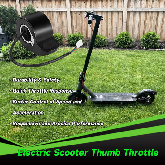 Thumb Throttle Compatible with Gotrax GXL V2 Electric Scooter, Throttle Accelerator Speed Control Replacement for Gotrax E-Scooter Accessories Parts (Female Plug)