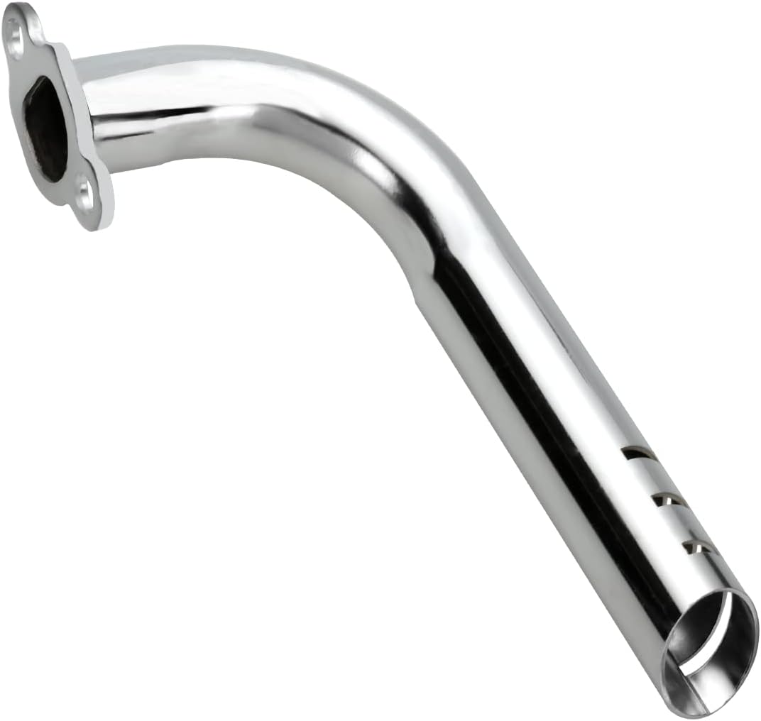 FVRITO Upgrade Header Exhaust Pipe Kit for Non Hemi Predator 212cc 196cc 6.5HP GX160 GX200 Coleman CT200u BT200X CT200u-ex KT196 Baja Warrior MB200 Clone Engine Go Kart Mini Bike Performance Parts