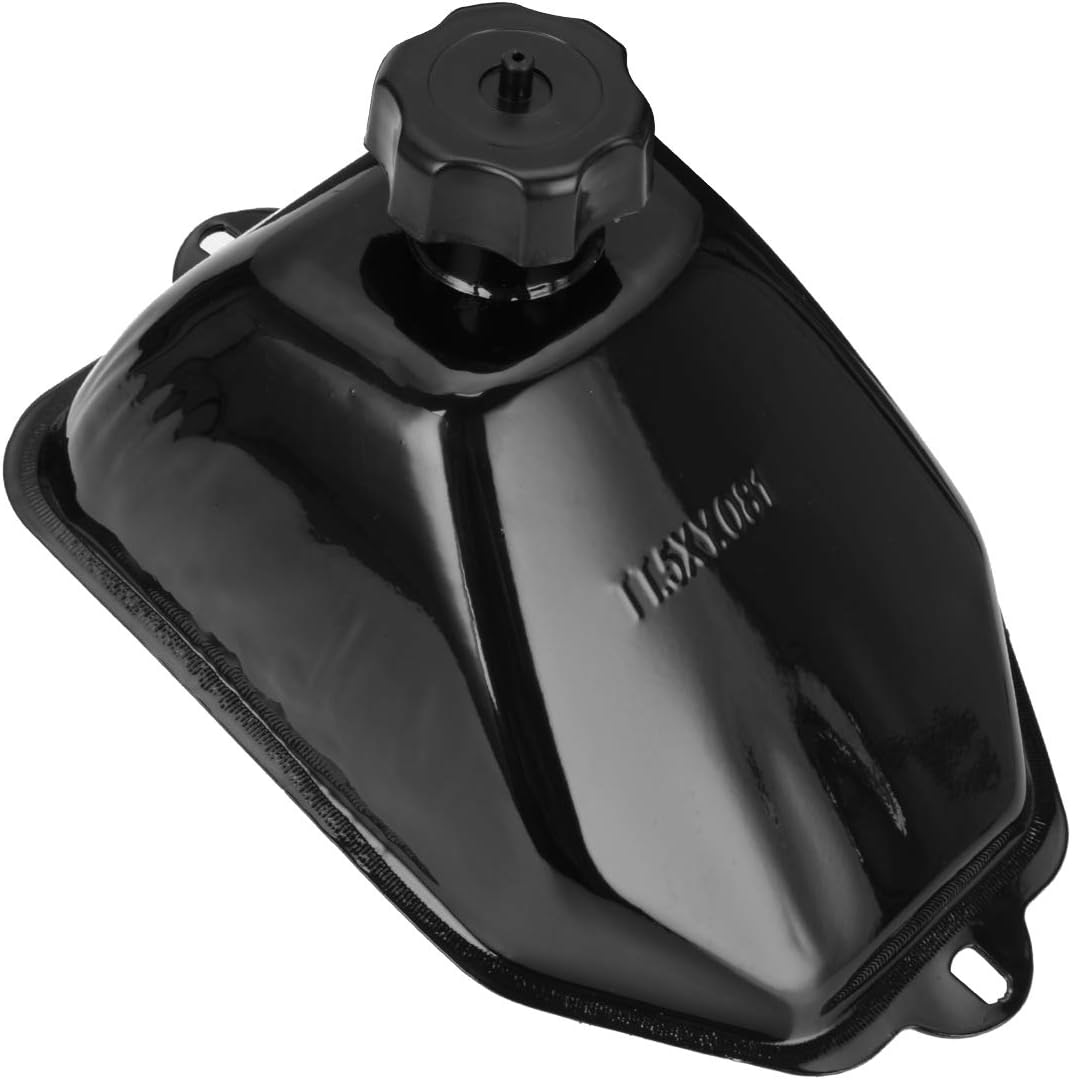 FVRITO Metal Gas Fuel Petrol Tank for 50cc 70cc 90cc 110cc 125cc Sunl Coolster Roketa Taotao ATA JCL Baja Motorsports BMS Vitacci Rider RPS Sej ICEbear Eagle Peace kazuma ATV Quad Chinese 4 Wheeler