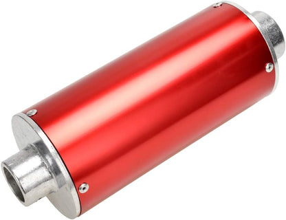 FVRITO High Performance Big Bore Muffler Exhaust Silencer Pipe Head Assembly for XR50 CRF50 Chinese 70cc 110cc 125cc SDG SSR Taotao Atomik Thumpstar Roketa Coolster Apollo Dirt Pit Bike Red