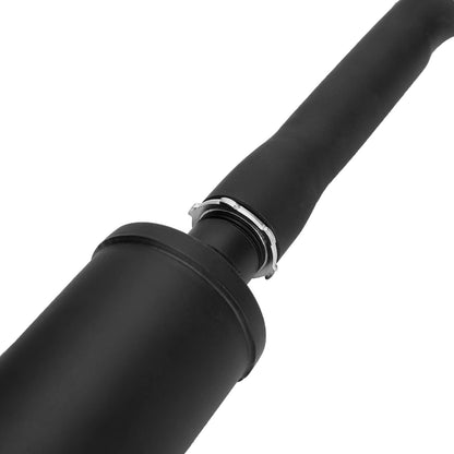 FVRITO Thickened Exhaust Header Pipe Muffler with Heat Shield Tape Kit for Non Hemi 6.5HP Predator 212cc 196cc GX160 GX200 Coleman CT200u BT200X KT196 Baja MB200 Clone Mini Bike Go Kart Parts Black