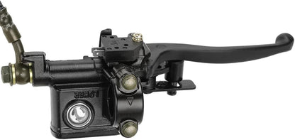 FVRITO Left Hydraulic Brake Master Cylinder Caliper Assembly for 50cc 70cc 90cc 110cc 125cc Taotao Coolster ATV Vitacci Peace SunL Roketa Kazuma Baja NST Icebear Mini Bike Chinese Quad 4 Wheeler Parts