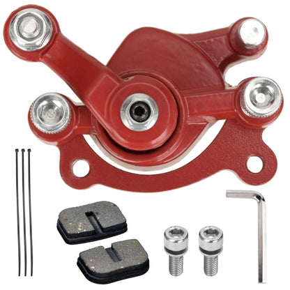 FVRITO Front Disc Brake Caliper and Pad for MBX10 MBX11 80cc MM-B80 105cc MM-B105 CT100U CC100X Trail Mini Bike 47 49cc Mini ATV Gas Scooter Dirt Pocket Bike