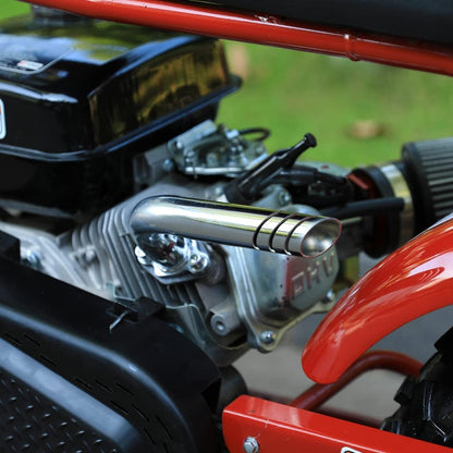 FVRITO Upgrade Header Exhaust Pipe Kit for Non Hemi Predator 212cc 196cc 6.5HP GX160 GX200 Coleman CT200u BT200X CT200u-ex KT196 Baja Warrior MB200 Clone Engine Go Kart Mini Bike Performance Parts