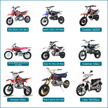 FVRITO PZ20 Carburetor Kit for Tao tao Coolster 125cc 110cc 90cc 70cc 50cc Kazuma Baja Chinese ATV Quad 4 Wheeler SunL NST Roketa Loncin Lifan XR80 CRF70 4 Stroke Go Kart Pit Dirt Bike Parts