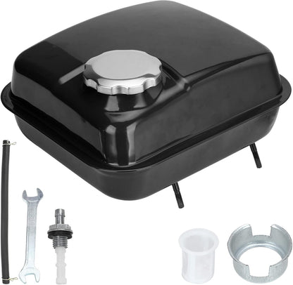 FVRITO Gas Fuel Tank with Stainsless Cap for Hemi Predator 212cc 196cc 5.5hp 6.5hp Coleman CT200u CT200u-ex BT200x KT196 Massimo Baja Warrior MB200 GX160 GX200 Mini Bike Go Kart Small Engine Parts