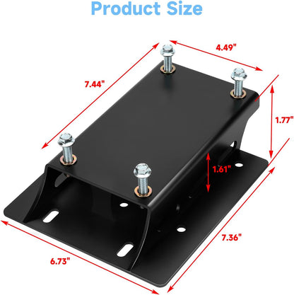 FVRITO Torque Converter Motor Engine Riser Plate for Predator 212cc 196cc 224cc Coleman CT200U BT200X Mini Bike 6.5hp OHV Clone Engine Tillotson Performance Parts