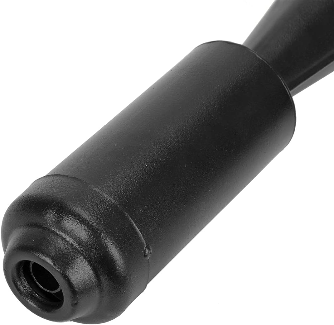 FVRITO Stainless Steel Flexible Exhaust Muffler Pipe Silencer Gasket for 2 Stroke 49cc 60cc 66cc 80cc 100cc Engine Gas Motorized Bicycle Motor Bike Black