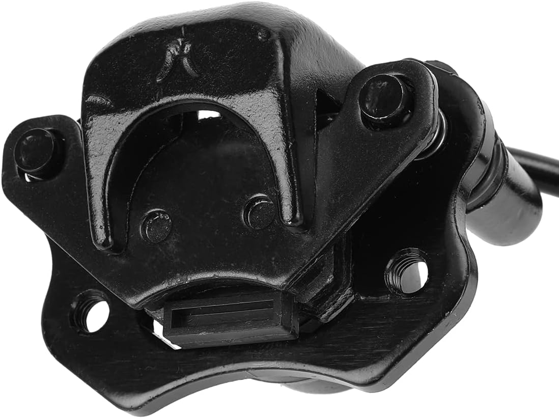 FVRITO Rear Foot Brake Master Cylinder Caliper Assembly for 50cc 70cc 90cc 110cc 125cc Taotao 125D Boulder B1 Coolster 3050HD 3050C Yamoto Vitacci kazuma SunL RPS Icebear Chinese ATV Quad 4 Wheeler