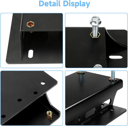 FVRITO Torque Converter Motor Engine Riser Plate for Predator 212cc 196cc 224cc Coleman CT200U BT200X Mini Bike 6.5hp OHV Clone Engine Tillotson Performance Parts