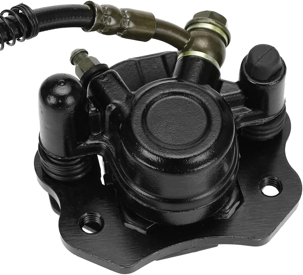 FVRITO Rear Foot Brake Master Cylinder Caliper Assembly for 50cc 70cc 90cc 110cc 125cc Taotao 125D Boulder B1 Coolster 3050HD 3050C Yamoto Vitacci kazuma SunL RPS Icebear Chinese ATV Quad 4 Wheeler