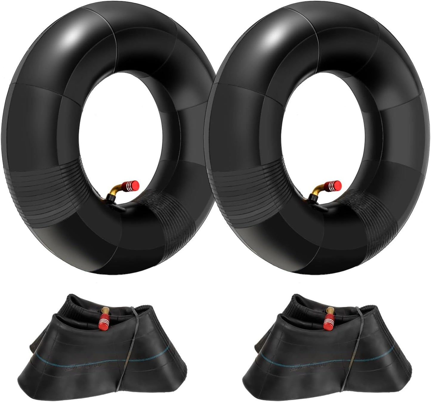 FVRITO 13x5.00-6 13x5x6 Inner Tube Heavy Duty Replacement Compatible with Razor Dirt Quad Versions 1-18 Go Kart ATV Lawn Mower Snow Blower Yard Tractor Hand Truck Wagon Pressure Washer Air Compressor