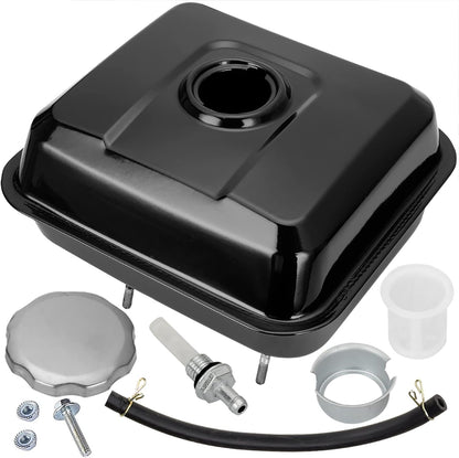 FVRITO Gas Fuel Tank Kit for GX140 GX160 GX200 Hemi Predator 212cc 196cc 6.5HP Clone Engine Coleman CT200U CT200U-EX BT200X KT196 Massimo Baja Warrior Heat MB200 Mini Bike Go Kart Replacement Parts
