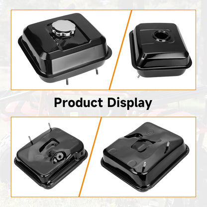FVRITO Gas Fuel Tank Kit for GX140 GX160 GX200 Hemi Predator 212cc 196cc 6.5HP Clone Engine Coleman CT200U CT200U-EX BT200X KT196 Massimo Baja Warrior Heat MB200 Mini Bike Go Kart Replacement Parts