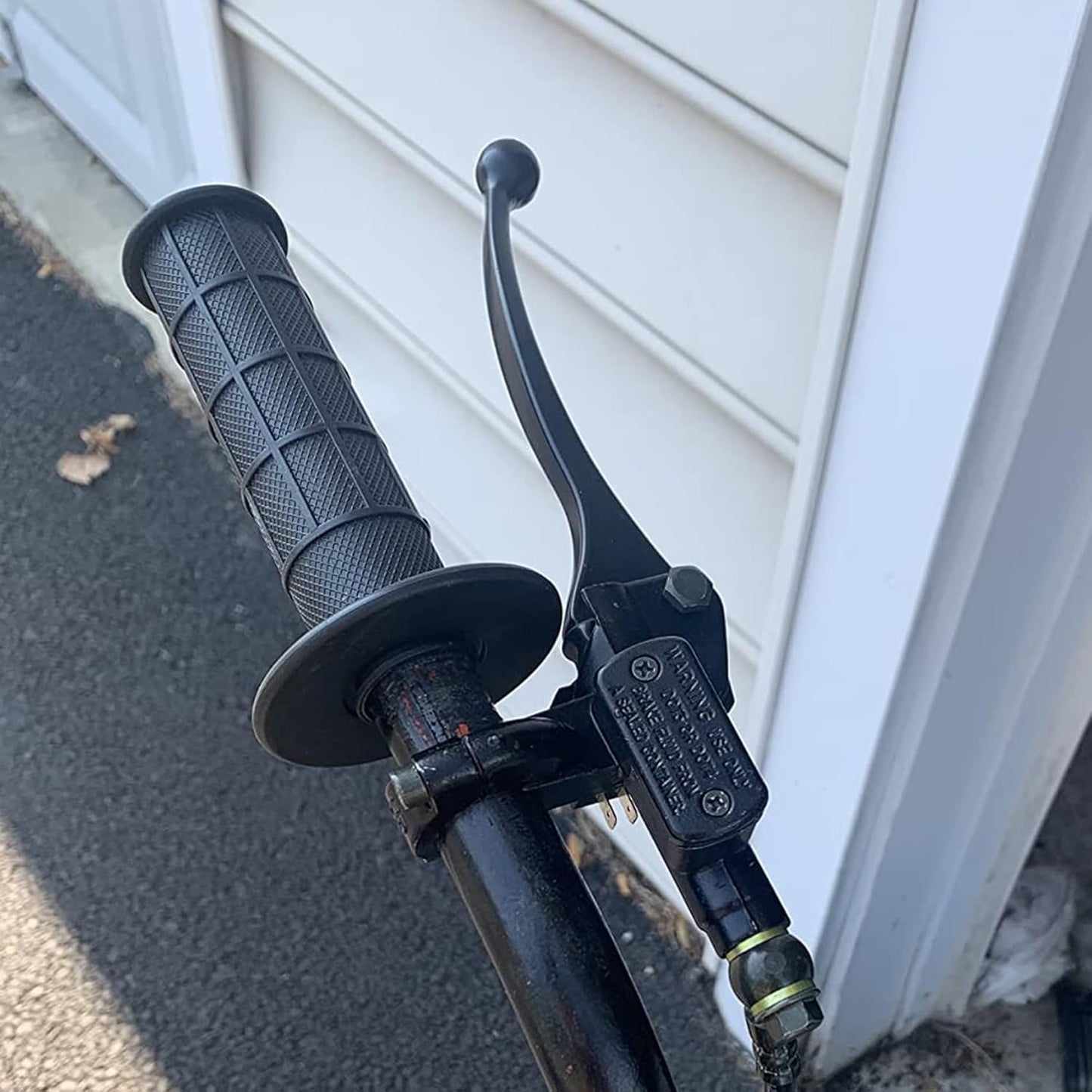 FVRITO 50 Inch Upgraded Left Hydraulic Disc Hand Brake Master Cylinder Caliper Assembly for 97cc 2.8HP Baja Doodle Bug DB30 Blitz Dirt Bug Racer Mini Bike Motorsports Go Karts