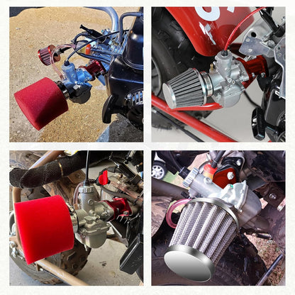 FVRITO Upgrade VM22 Carburetor Kit for Predator 212 196cc 224cc Non Hemi Coleman Mini Bike CT200U BT200X B200R KT196 Go Kart Baja Massimo MB200 GX160 GX200 Clone Engine Performance Parts w/Main Jets